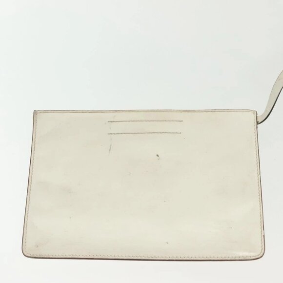 PRADA Tote Bag Leather White Auth - Picture 13 of 16